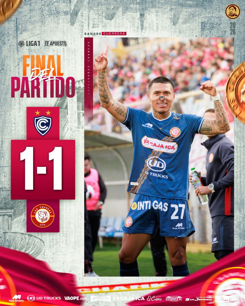 Final del Partido: Cienciano 1 - 1 Los Chankas CYC